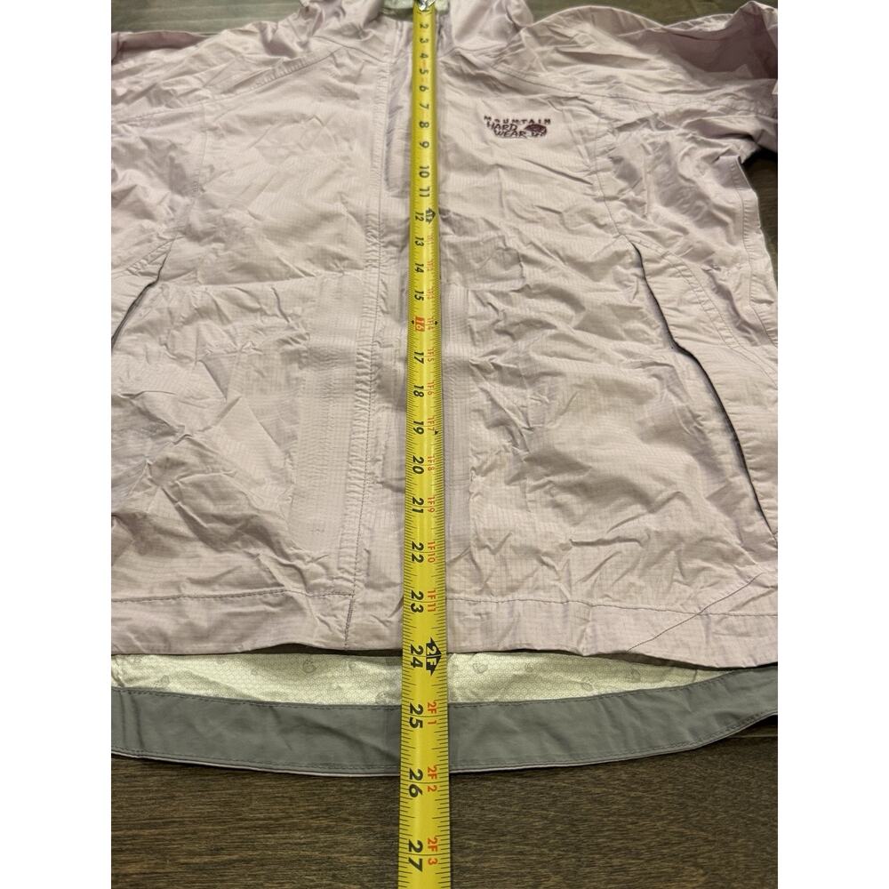 Mountain Hardware Youth Girls Conduit Silk Full Zip Hooded Raincaot Jacket M - Picture 9 of 10